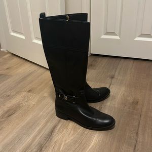 Tommy Hilfiger black riding books - Women’s 9.5